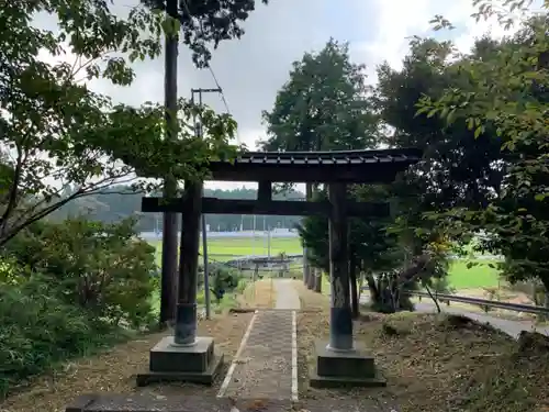 安房洲神社の鳥居