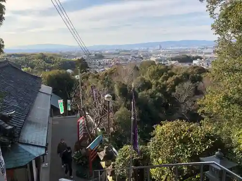 星田妙見宮の景色