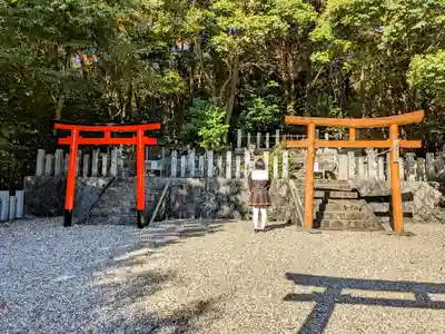 山口八幡社の鳥居