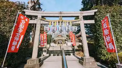 中野沼袋氷川神社の鳥居