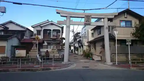 中島惣社の鳥居