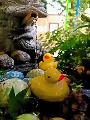 滑川神社 - 仕事と子どもの守り神の手水舎