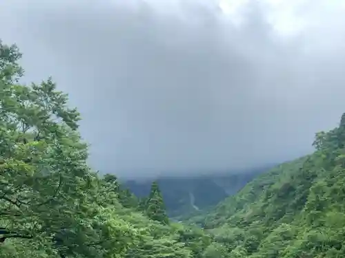 大神山神社奥宮の景色