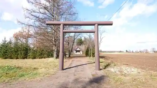 上更別神社の鳥居