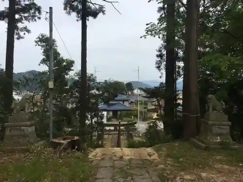 八幡神社（兜山古墳）の景色