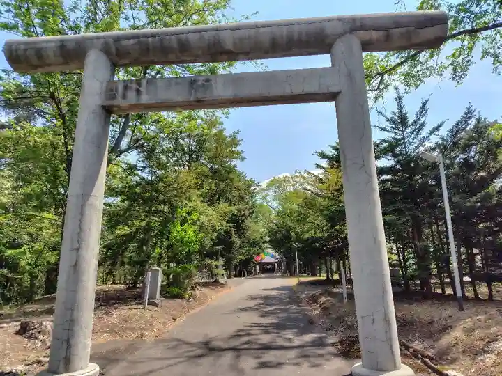 東神楽神社の鳥居