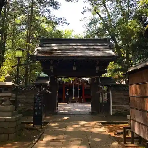 赤坂氷川神社の山門・神門