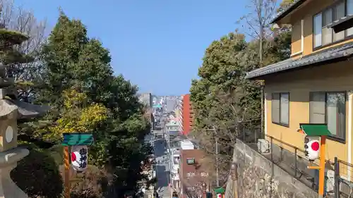 伊佐爾波神社の景色