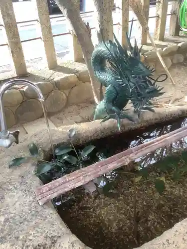 中山神明社の手水舎