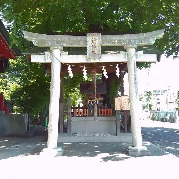 越谷香取神社の鳥居