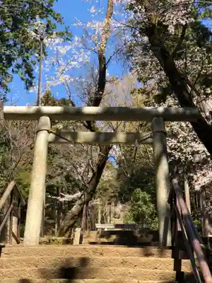 六所皇大神宮霊跡の鳥居