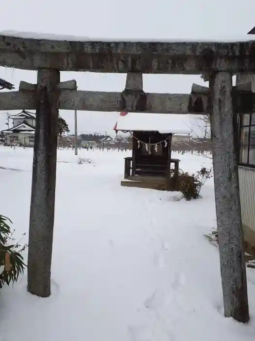 雷神社の鳥居