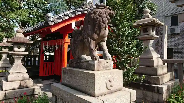 元祇園梛神社・隼神社の狛犬