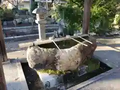 五箇神社の手水