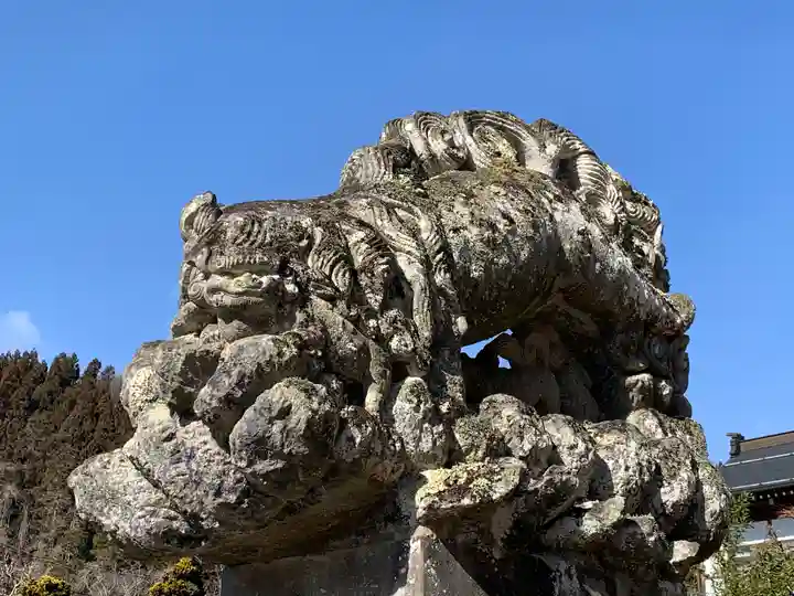 古殿八幡神社の狛犬