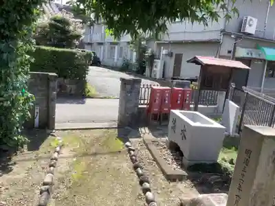 西清洲水天社の手水舎