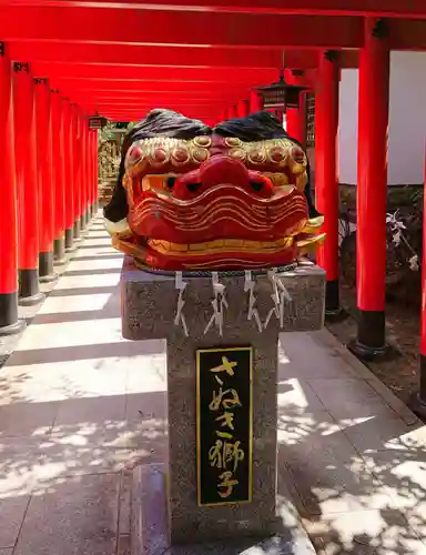 田村神社の狛犬