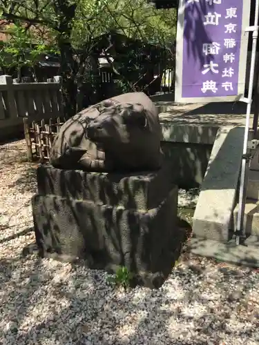 牛天神北野神社の狛犬