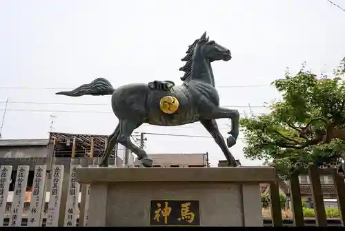 村國真墨田神社の狛犬