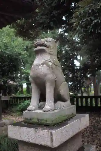 楡山神社の狛犬