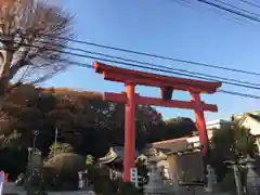 武州柿生琴平神社の鳥居