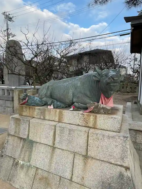 綱敷天満宮の狛犬