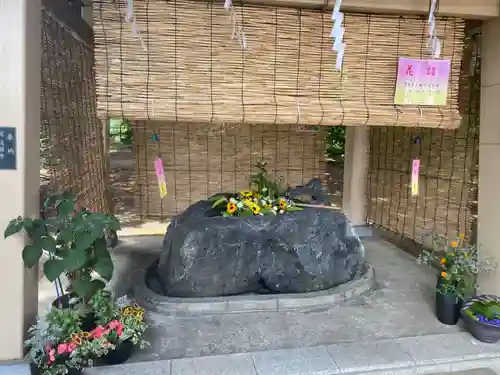 厚別神社の手水