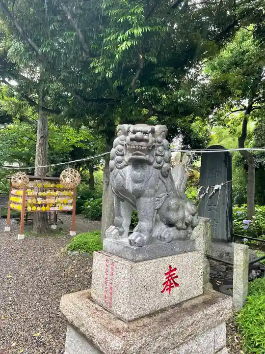 菊田神社の狛犬