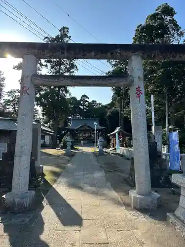 岩井八坂神社の鳥居