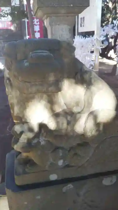 高津比咩神社の狛犬