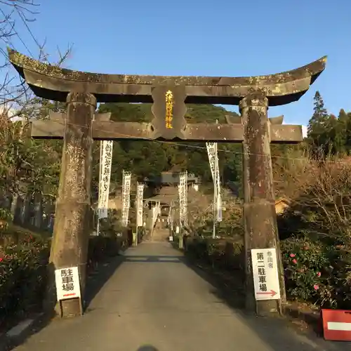 大津山阿蘇神社の鳥居