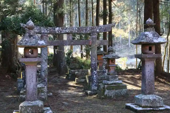沢井八幡神社の鳥居