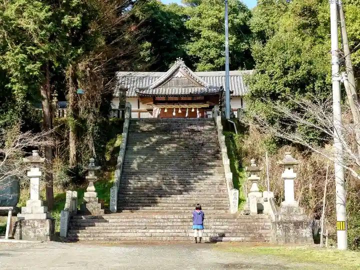 川田八幡神社の本殿・本堂
