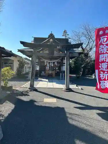 東向八幡宮の鳥居