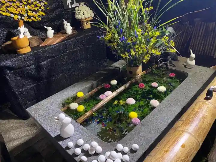 東海市熊野神社の手水舎