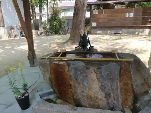 甲子園八幡神社の手水舎