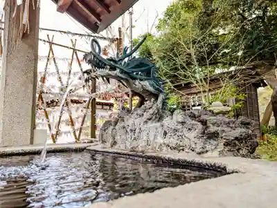 菊田神社の手水舎