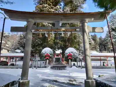 遠野郷八幡宮の鳥居