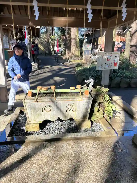 廣幡八幡宮の手水舎