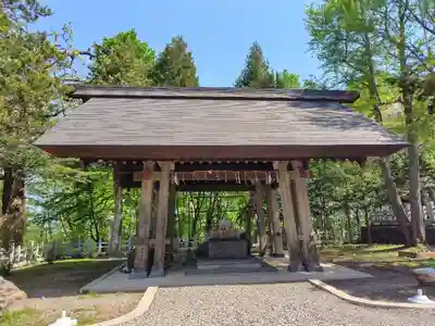 上川神社の手水舎