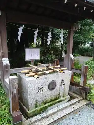 立川熊野神社の手水舎