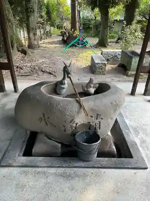 常祗稲荷神社の手水舎