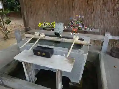 鎌数伊勢大神宮の手水舎