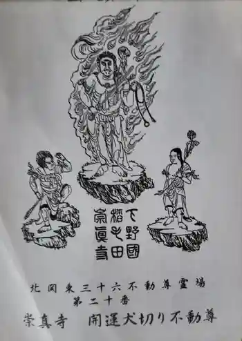 崇真寺(開運犬り切不動尊)の御朱印 2022年05月