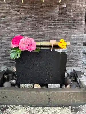 上尾御嶽神社の手水舎
