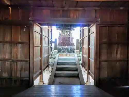 津島社（五軒屋）の本殿・本堂