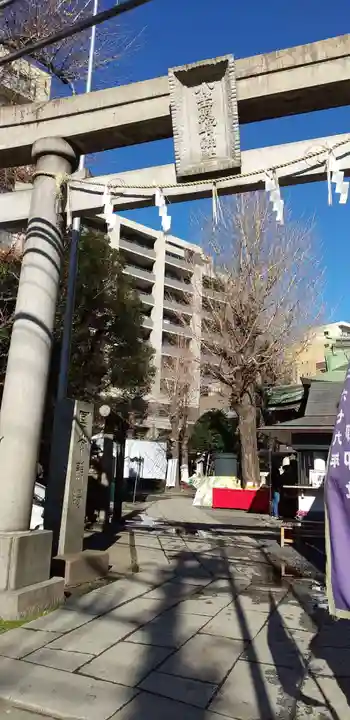 小野照崎神社の鳥居