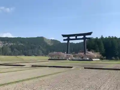 大斎原(熊野本宮大社旧社地)の鳥居
