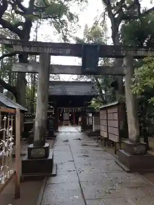 赤坂氷川神社の鳥居