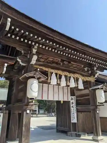 伊弉諾神宮の山門・神門